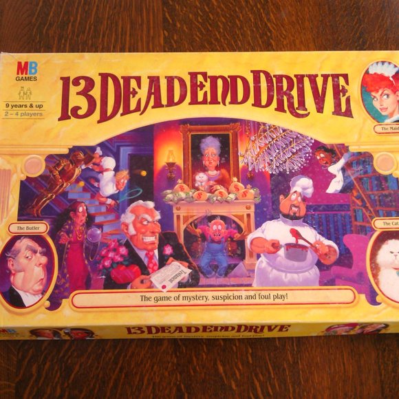 13 Dead End Drive murder-themed board game Milton Bradley 1993 Games Vintage Fun - Picture 16 of 16